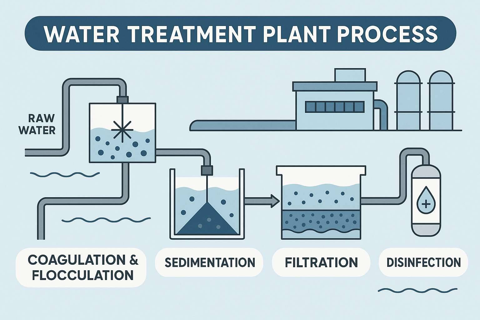 Basics of Water Treatment for Industrial Applications